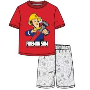 Sam a tűzoltó gyerek rövid pizsama 110/116cm 50297888 Gyerek pizsamák, hálóingek - Sam a tűzoltó