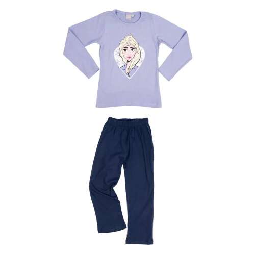 Disney Jégvarázs gyerek hosszú pizsama lila 122/128cm