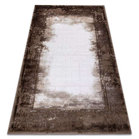 Akril valencia szőnyeg 036 vintage elefántcsont / barna 80x150 cm