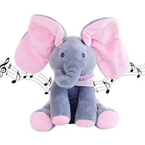 Éneklő, zenélő plüss elefánt Peeak a Boo – tökéletes ajándék 47311435 Zenélő plüss - Elefánt