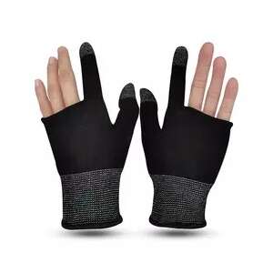 Black gaming gloves for mobile phones, ZMR-FS02 - Gaming