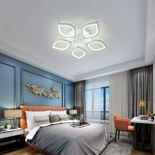 5-teilige LED-Deckenleuchte, 3 Farbtemperaturen mit APP-Steuerung 6131-5 65550207