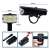 Qixun bicycle light set, front and rear LED bike lights, waterproof, bike safety
