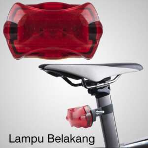 Sada predných a zadných LED svetiel na bicykel Qixun 65557673 Cyklistika