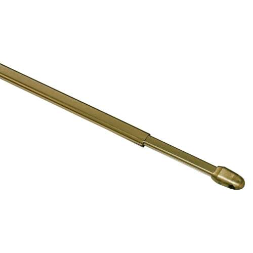 Réz lapos vitrázsrúd, 11 mm, 100-160 cm között kihúzható