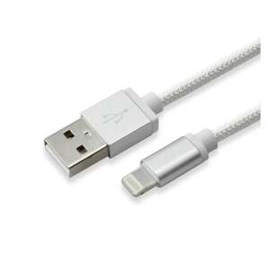 SBOX iPhone 7 Lightning Ladekabel, silber, 1.5m - Sbox