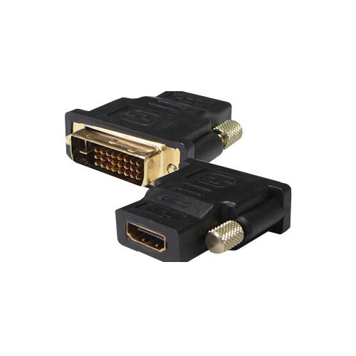 Sbox DVI-A - HDMI adapter aranyozott csatlakozókkal