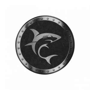 White Shark Minotaur Gaming-Mauspad, schwarz, grau, weiß - Mousepads
