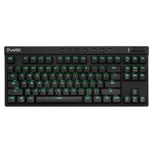 eSHARK KODACHI ESL-K1 mechanikus gamer billentyűzet zöld LED háttérvilágítással - Periféria