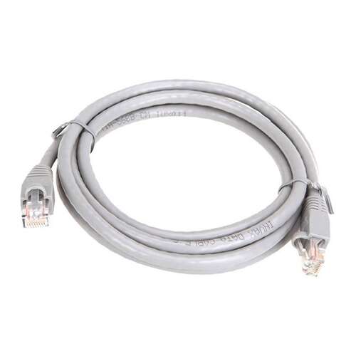 Szürke Cat6 UTP hálózati kábel, 3 méter hosszú