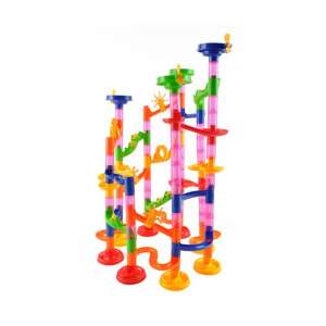 3D Golyópálya - Kristálygolyós Játék - 105 Elem