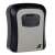 Abschließbarer Schlüsselschrank, abschließbarer Safe, wandmontierbar, grau-schwarz 77814580
