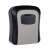 Abschließbarer Schlüsselschrank, abschließbarer Safe, wandmontierbar, grau-schwarz 77814580