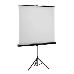 SBOX PSMT-96 96 hüvelykes állványos vetítővászon, 172 x 172 cm - Sbox