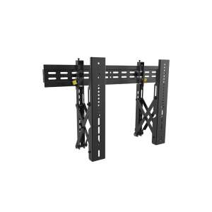 Sbox LVW02-46F 37"-70" videófal mátrix konzol, fekete, dönthető, VESA, 45kg, 60-202mm - Sbox