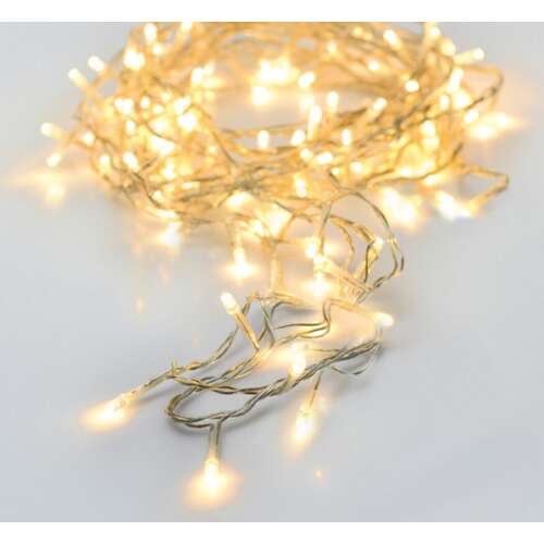 ProGarden 96 LED battery operated fairy lights, warm white, 7.5m