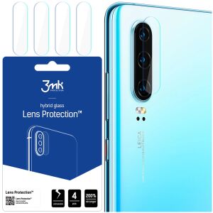 3mk Sticla Hibrida Protectie Lentila pentru Huawei P30 - pachet de 4 - protectie lentila camera - 3MK Folii protecție