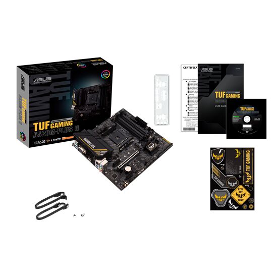 Asus Alaplap AM4 TUF GAMING A520M-PLUS II AMD A520, mATX