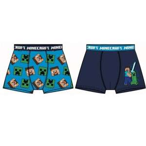 Minecraft gyerek boxeralsó kék 2 darab/csomag 8év 50295378 - Minecraft