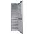 Indesit INFC8 TI21X combined refrigerator, open door, interior view