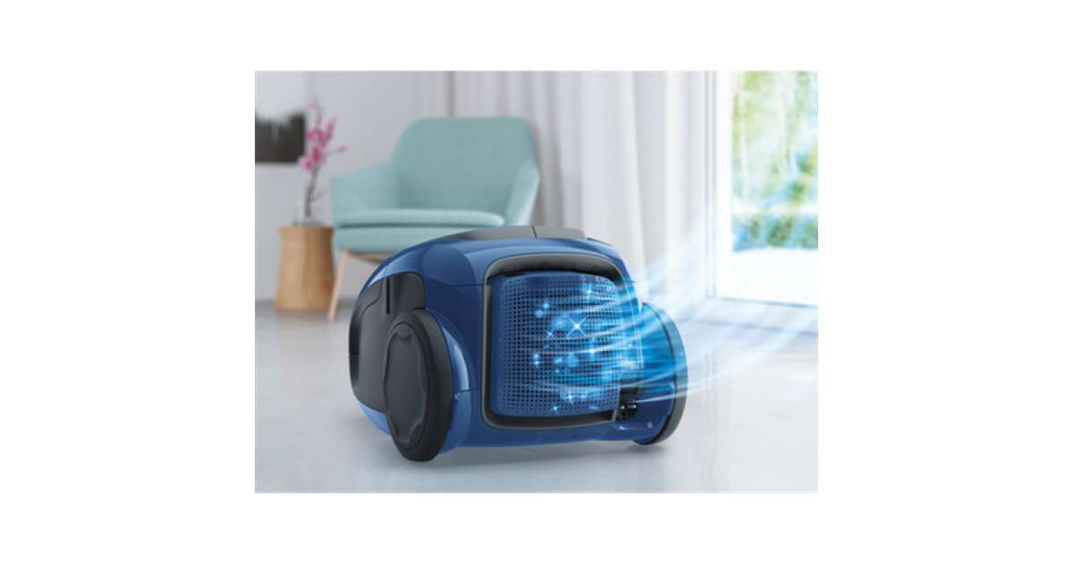 Electrolux EUSC66-SB UltraSilencer Porzsákos Porszívó, Kék