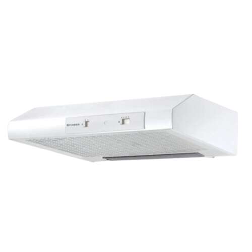 Аспиратор за кухня Faber 741 BASE W A50 бял, ъглов изглед