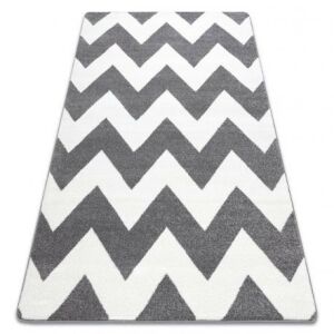 Sketch carpet - FA66 grey / white - Zigzag 180x270 cm 131438201 - Rug