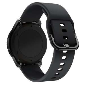 Black silicone strap for TYS smartwatch, 20mm width - Smart watch strap