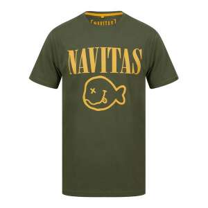 Navitas Kurt zöld póló sárga hal mintával - Póló