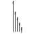 Fox Black Label Power Point bankstick készlet, 5 db, 15cm, 22.5cm, 30cm, 45cm, 60cm