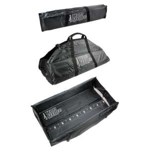 döme team feeder pontybölcső, pontymatrac, horgászmatrac, mérőszalaggal, 85x40x20cm, fekete - Halvédelem