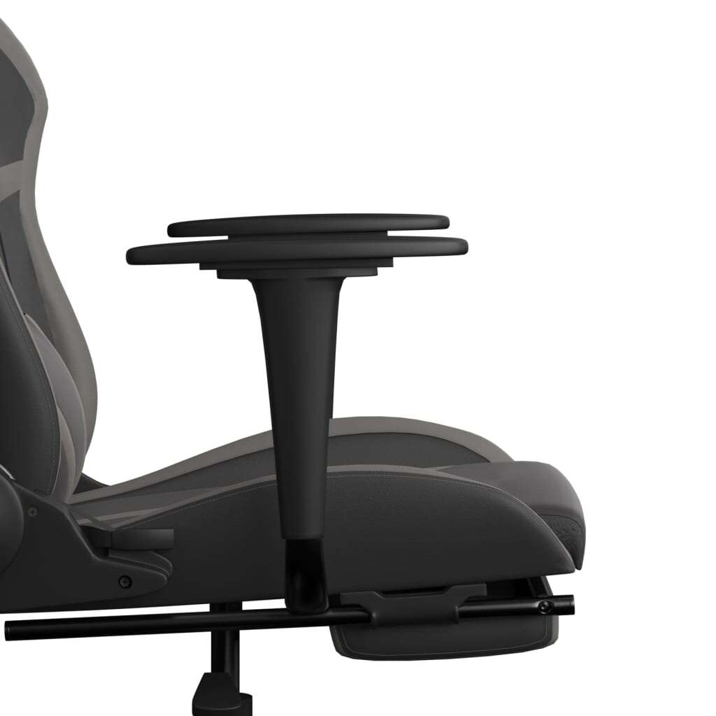 Vidaxl masszázs funkciós gamer szék - fekete-szürke