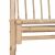 vidaXL Bambusz Kerti Pad Pergolával - 116cm 47426436