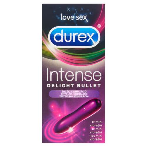 Durex Intense Delight Bullet Vibrátor, lila mini vibrátor intim élvezetekhez
