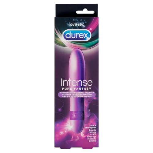 Durex Intense Pure Fantasy Vibrator, fioletowy, w opakowaniu