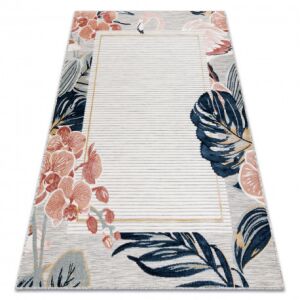 BOTANIC 65240 rug with leaf and floral design, 137x190 cm - Rug