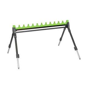 Carpzoom Practic 12-es bottartó állvány, zöld és fekete, 64x30-45 cm - Zoom