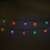 String színes, elemes LED Fényfüzér 80db izzóval - Gömb 47450632