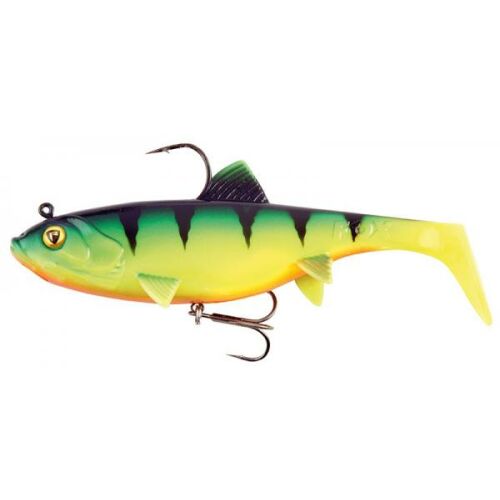 Fox Rage Replicant Wobble UV Red Wake 23cm Sügér mintás gumicsali - Fox Rage