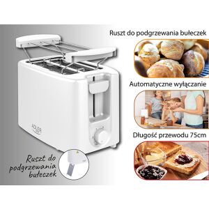 Adler AD3223 toaster with bun warmer, automatic shut off, and crumb tray - Toaster and Blender