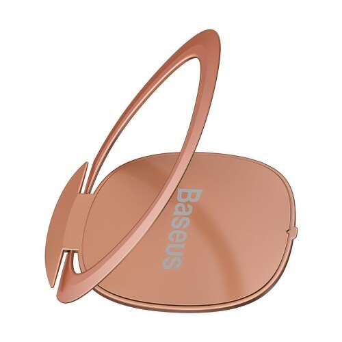 Baseus ultra-thin self-adhesive ring holder phone stand rose gold