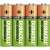 4 опаковки Duracell акумулаторни батерии AA, 2450mAh
