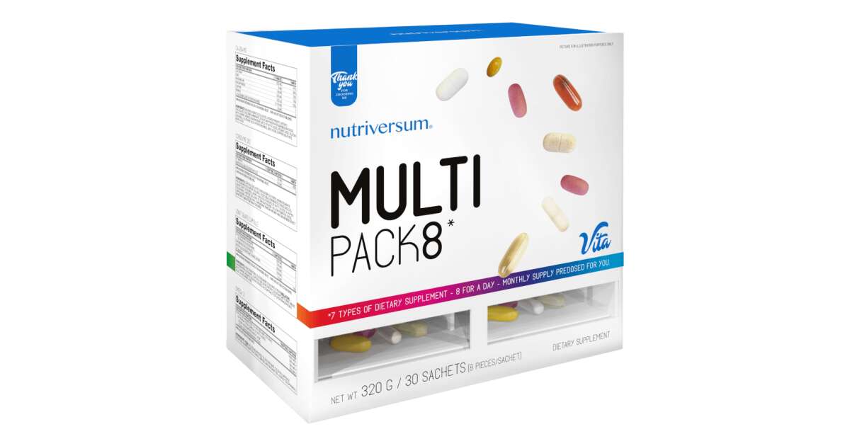 Multi Pack 8 - 30 pak - VITA - Nutriversum | Pepita.hu