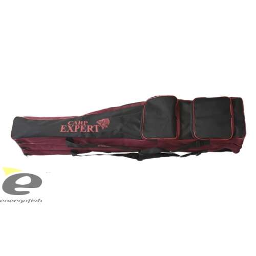 Carp Expert 3 rekeszes botzsák, 190cm, piros és fekete, bottok tárolására - Expert