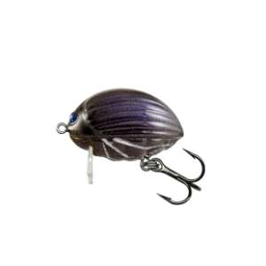 Salmo Lil' Bug BG2F DBE wobbler, 2 cm, felszíni horgászcsali, fekete-ezüst szín - Horgász csali