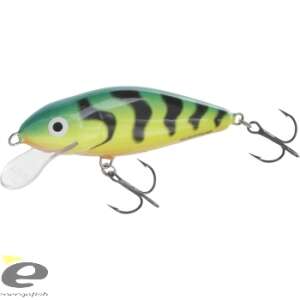 Salmo Perch PH8F GT 8cm wobblerező horgászcsali, zöld és sárga sügér mintával - Horgász csali