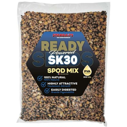 Starbaits Ready Seeds SK30 Spod Mix - 3kg 131781736