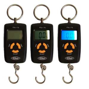 Oreel 45kg digitális horgászmérleg, kampóval, tárázási funkcióval, mértékegység váltással, háttérvilágítással, 45kg-ig mér - Halvédelem