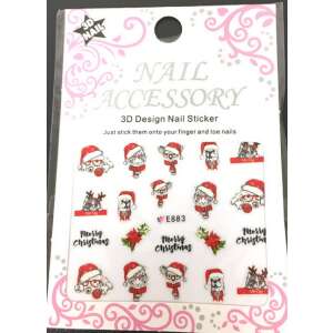 Karácsonyi matrica - E883 47487207 - Körömmatrica