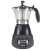 Beper Lucilla Electric Espresso Coffee Maker, black, 3 cups